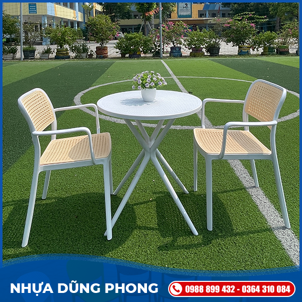 Ghế giả mây có tay	